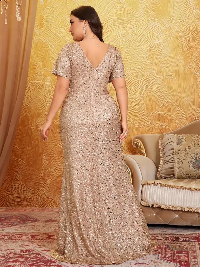 Robe élégante scintillante à sequins