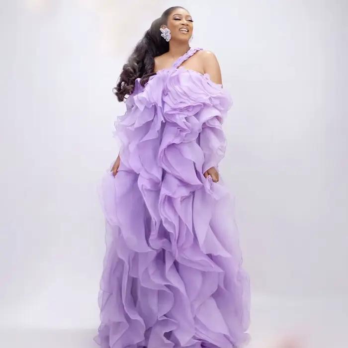 Robes de soirée pour femmes en lavande, tenues de mariée pour le matin