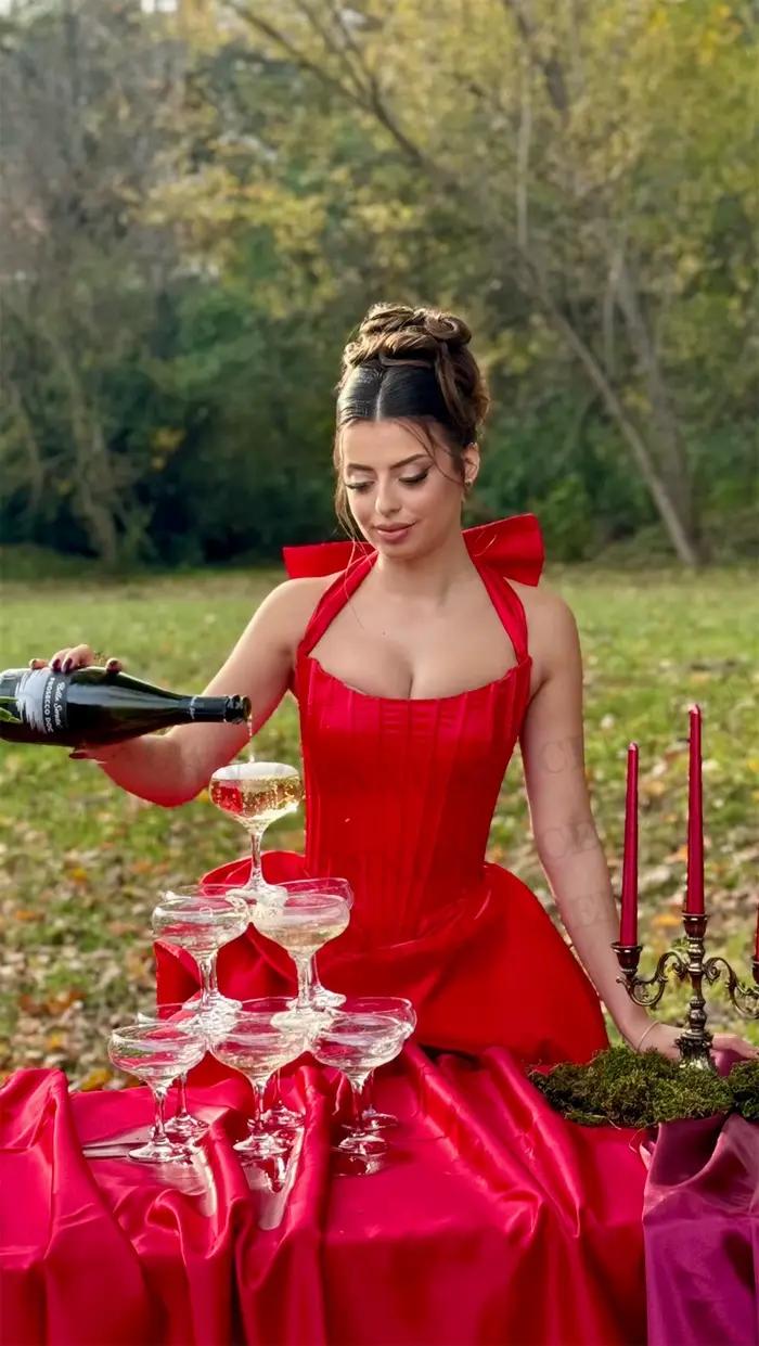 CENXUAN – robe De soirée Simple