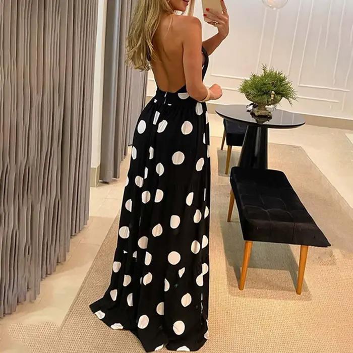 Robe Longue de Style Boho pour Femme