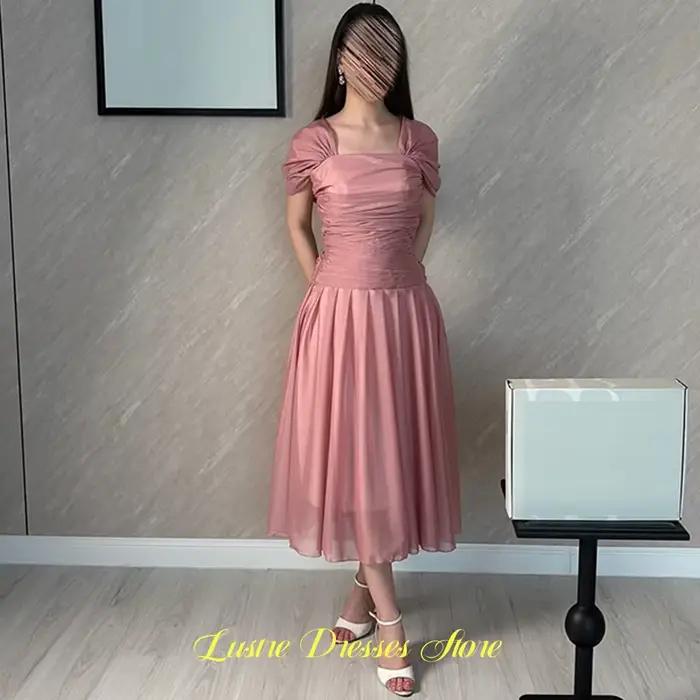 Robe de soirée simple en organza