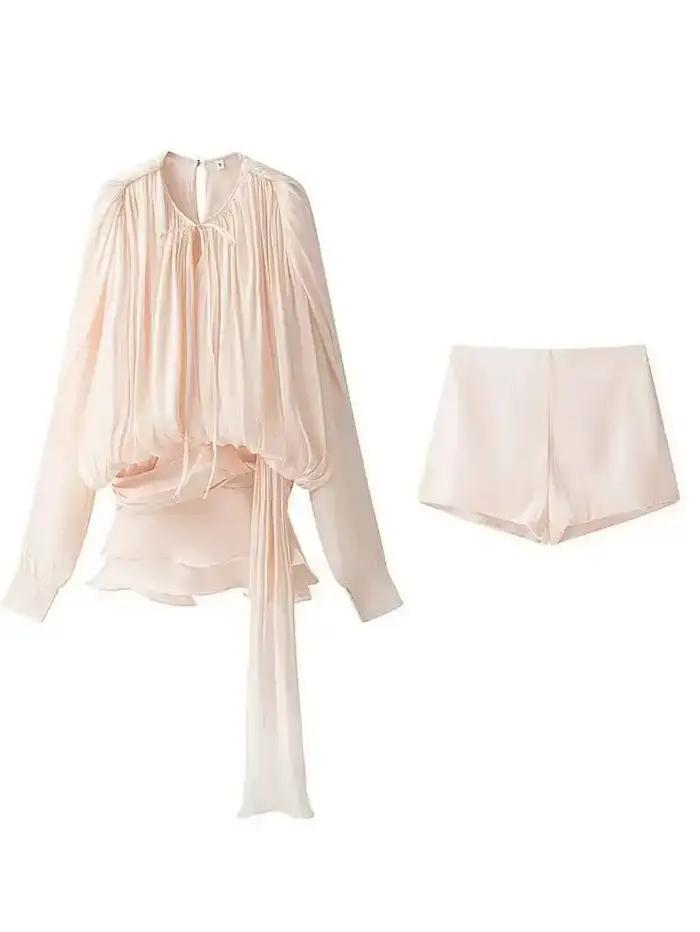 P7WI-Mini robe chemisier uni pour femme