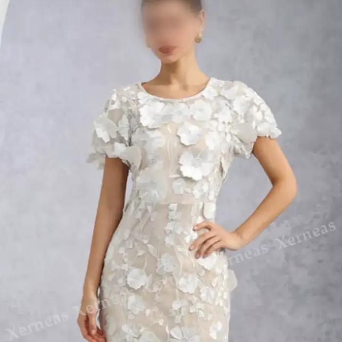 Robe de soirée de mariage personnalisée et exquise pour banquet