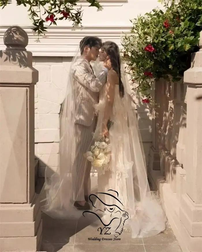 Robes de mariée coréennes de luxe YZ