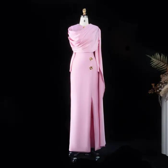 Robe de soirée sirène blanche arabe Sharon Said 2026