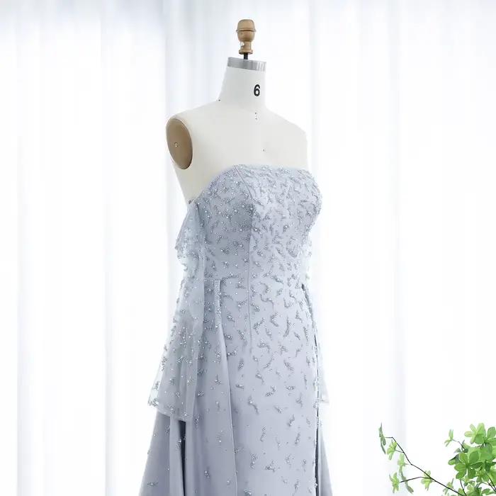 Sharon Said-Robe de Soirée Luxueuse et Élégante avec Surjupe
