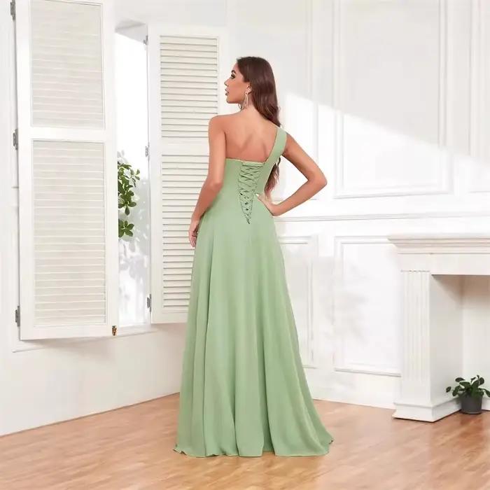 Robes de demoiselle d'honneur en mousseline de soie