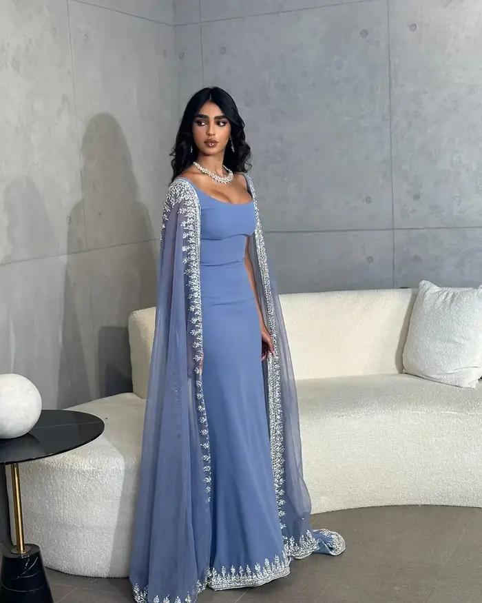 Robe de Soirée de Forme Sirène Personnalisée pour Femme