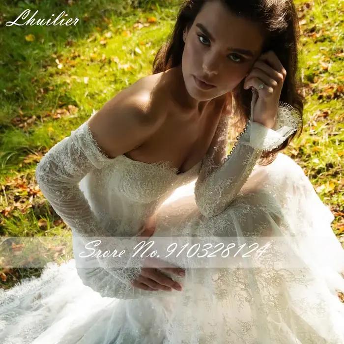 Lhuilier – robe de mariée sirène en dentelle