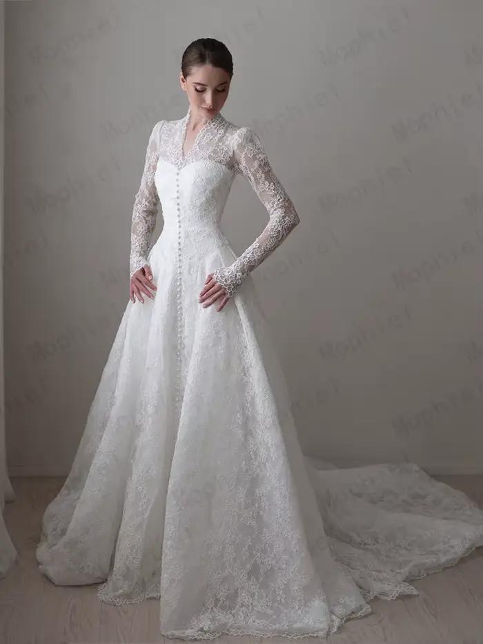 Robe de mariée Mophiel en dentelle