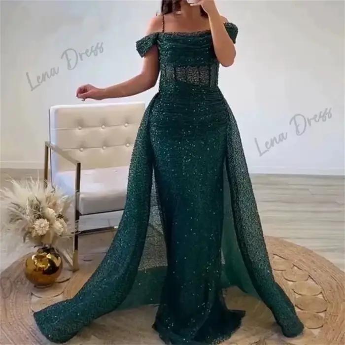 Lena-Robes de soirée à paillettes pour femmes