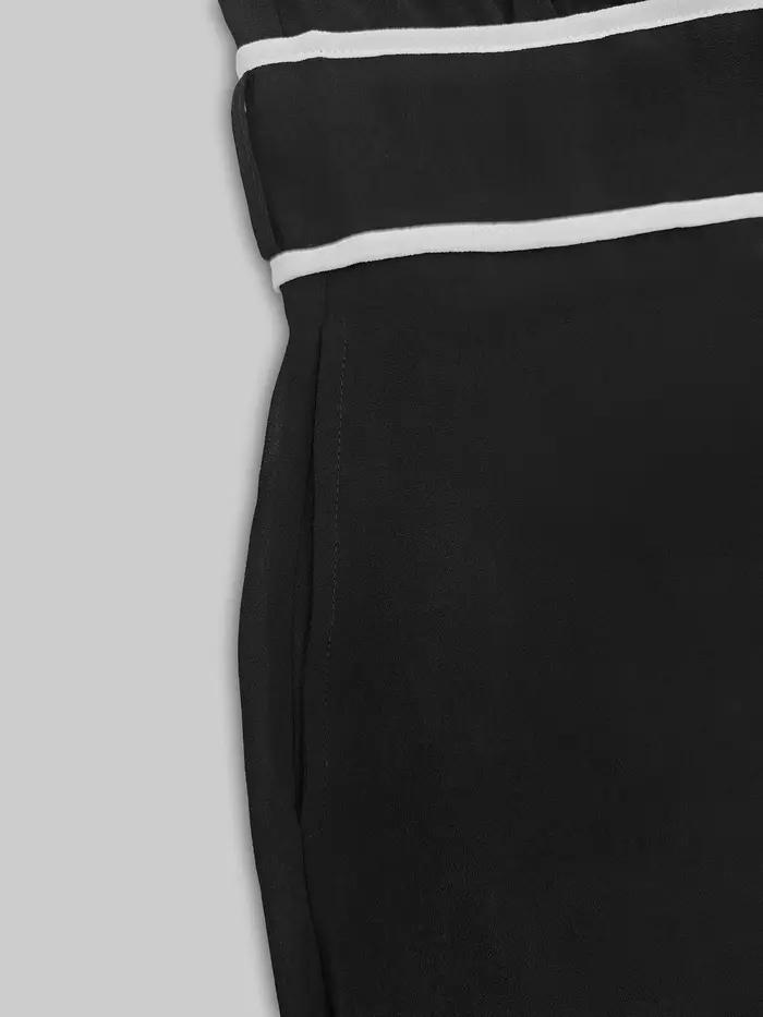 Robe longue élégante en mousseline de soie