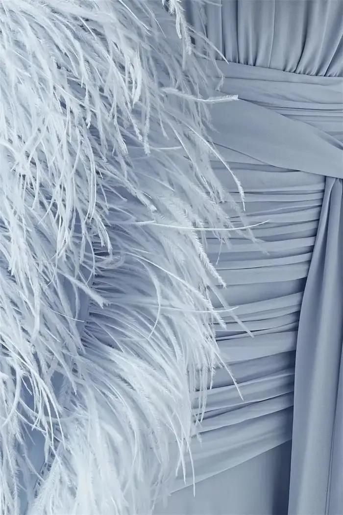 Robe de soirée bleu clair