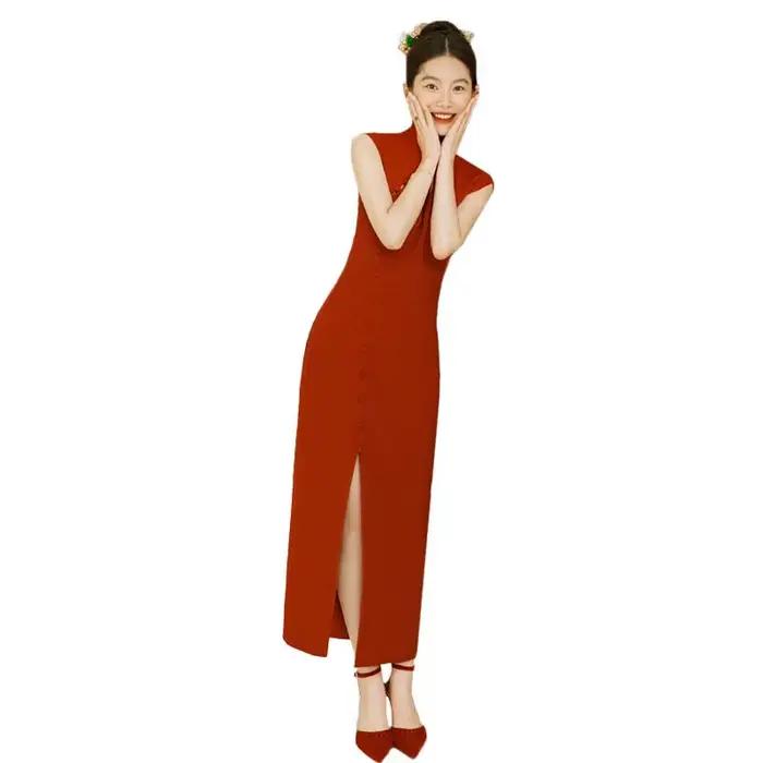 Robe de toast Cheongsam personnalisée