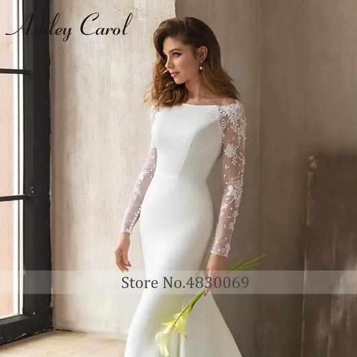 Ashley Carol-Robes de mariée sirène pour femmes