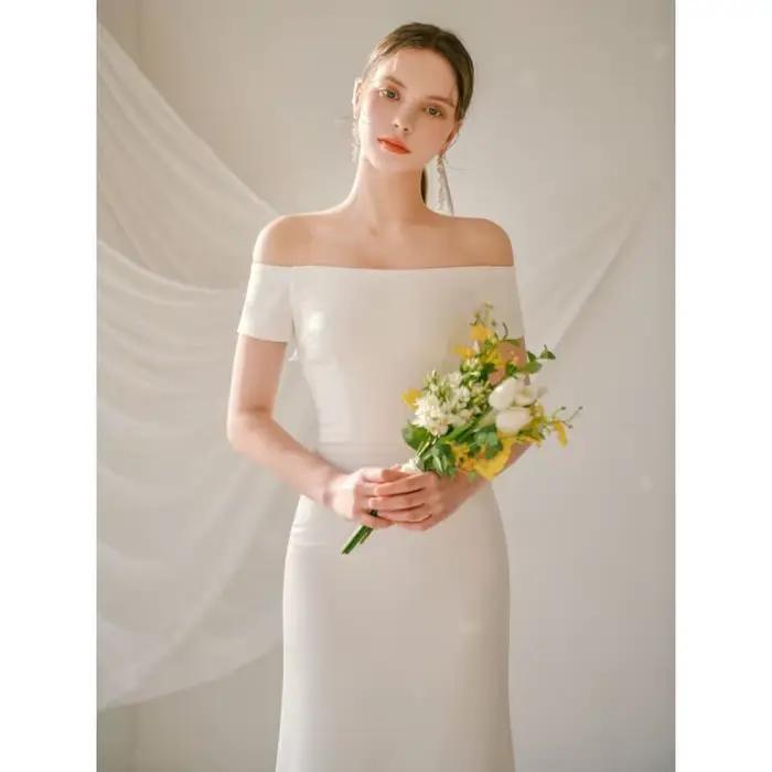 Robe de mariée légère française