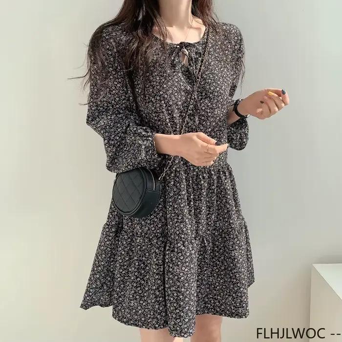 Robe Chic des Prairies Féminine Polyester Floral Chic des Prairies Pour Filles Occasions Spéciales