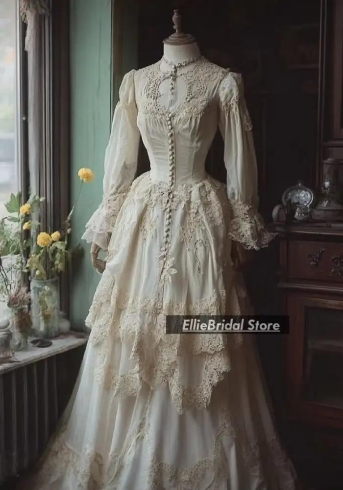 Robes de mariée victoriennes Vintage