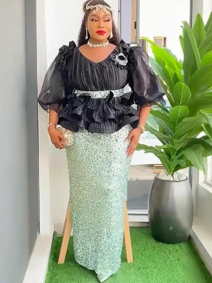 Robe de soirée grande taille pour femmes