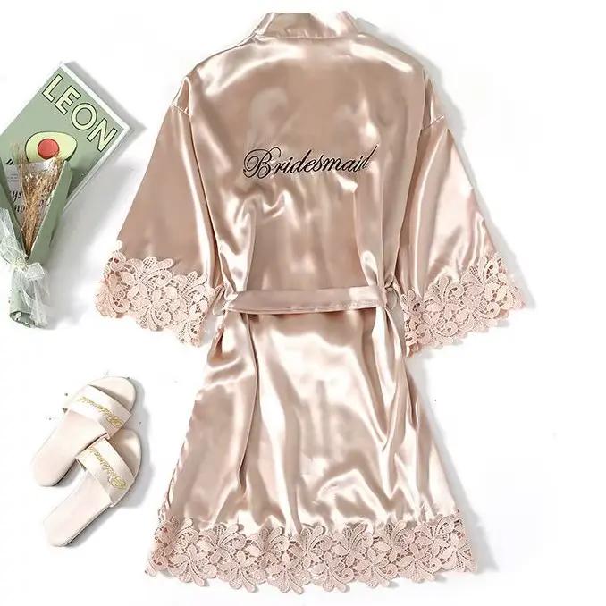 Robe de nuit en soie et polyester popeline pour femmes élégante et confortable pour les nuits d'été et les soirées chez soi