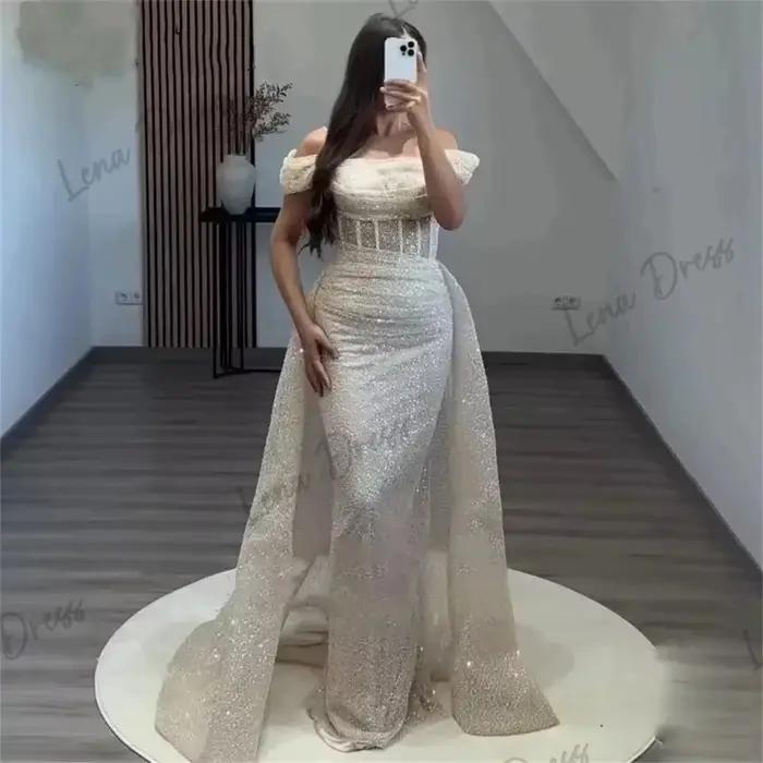 Lena-Robes de soirée à paillettes pour femmes