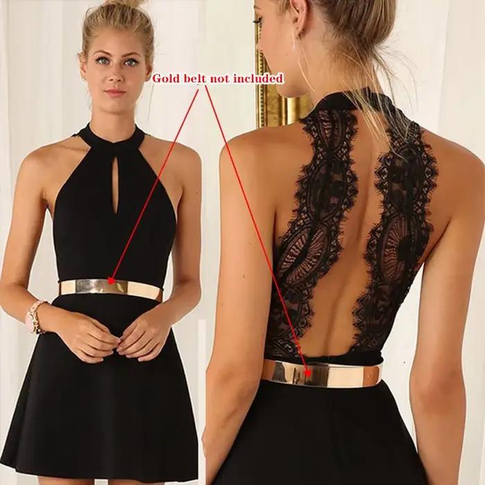 Robe en dentelle brodée personnalisée pour femmes, Du5482