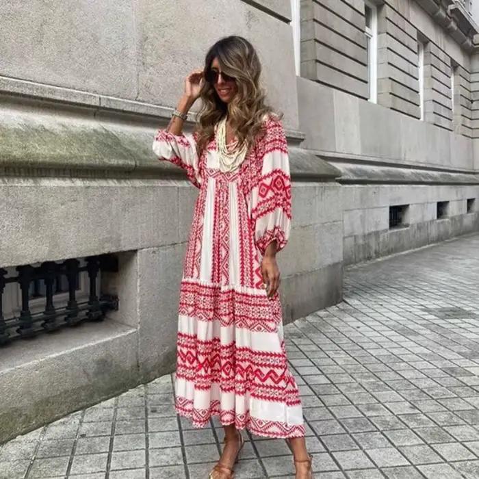 Robe Maxi style Boho pour femmes