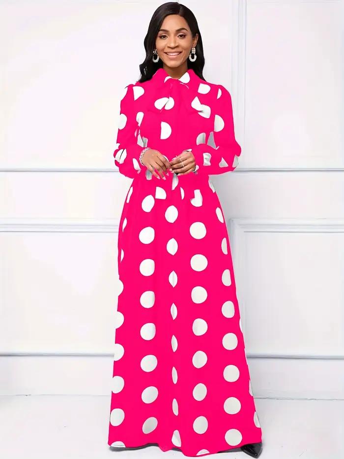Robe maxi à manches longues pour femmes