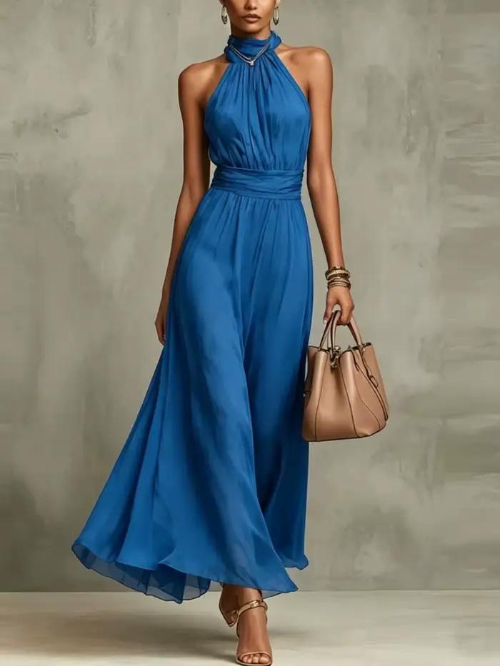 Robe de soirée élégante en mousseline 2026