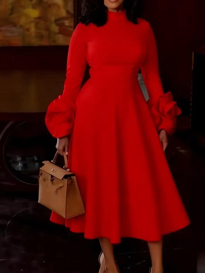 Robe élégante trapèze pour femme