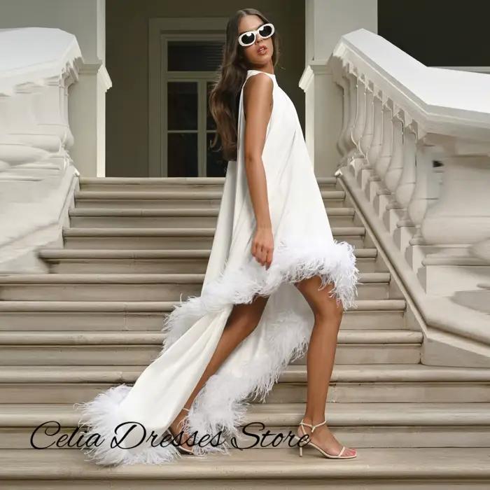 Robe de soirée élégante à col halter