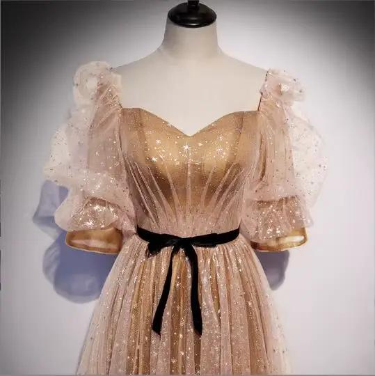 Robe De soirée Simple, longueur au sol