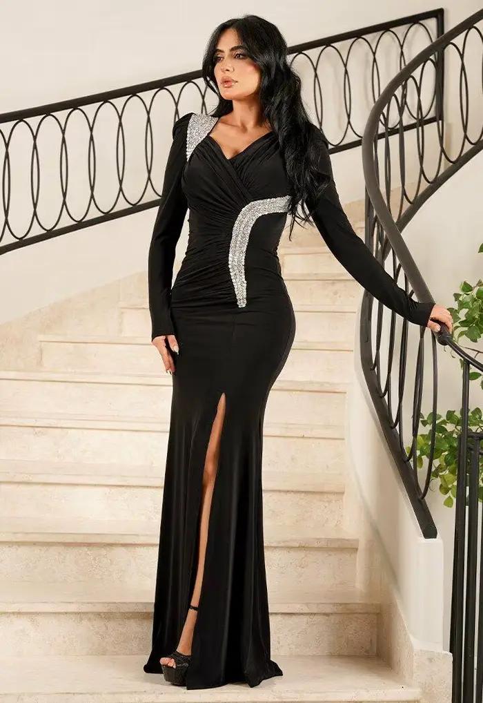 Robe de soirée classique noire