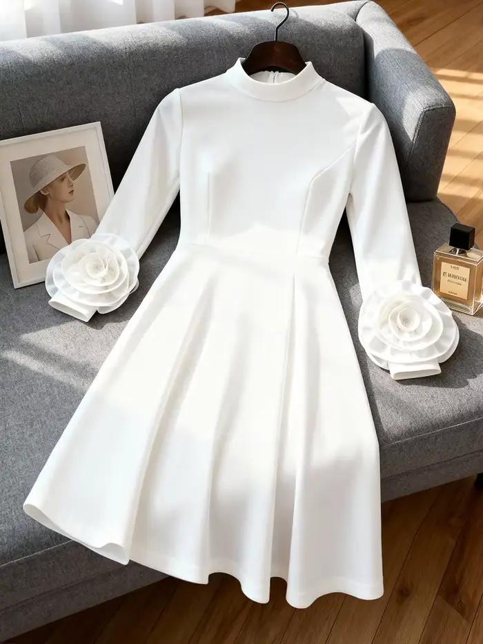 Robe élégante trapèze pour femme