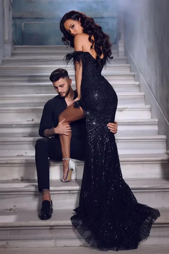 Robes de Soirée Sirène Noires Sexy 2026