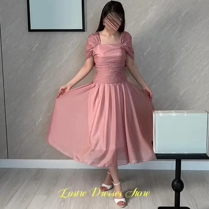 Robe de soirée simple en organza