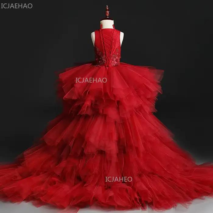 Robe de demoiselle d'honneur rouge