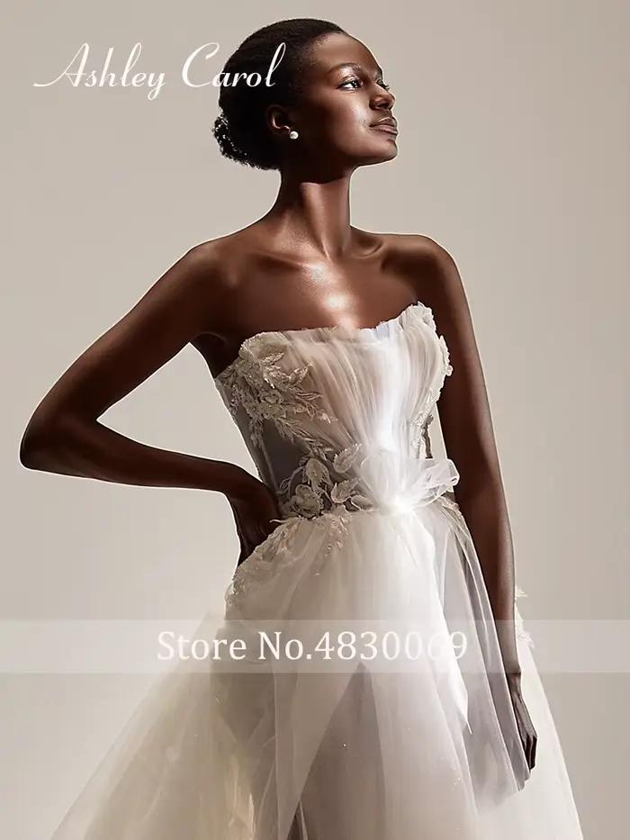 Ashley Carol Boho robe De mariée rêveur bretelles robes