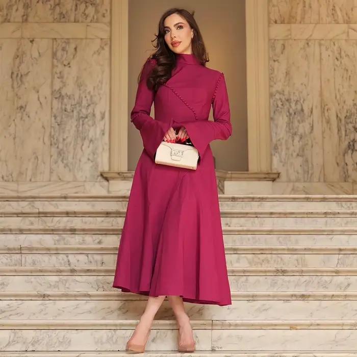 Robes de soirée fuchsia pour femmes