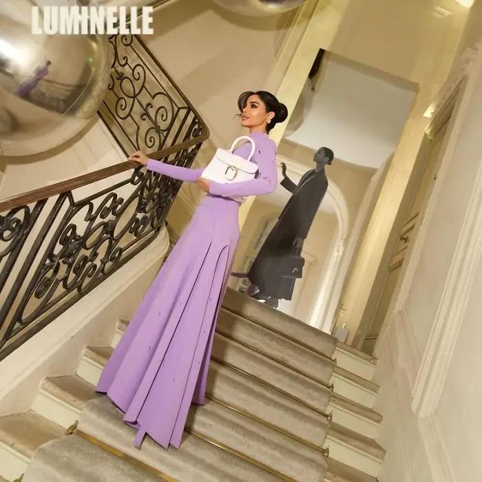 Robe de soirée en crêpe personnalisée