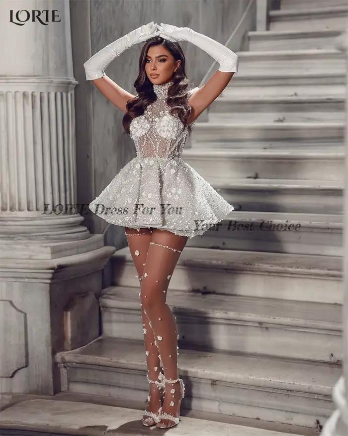 Robe de Mariée en Dentelle Pailletée