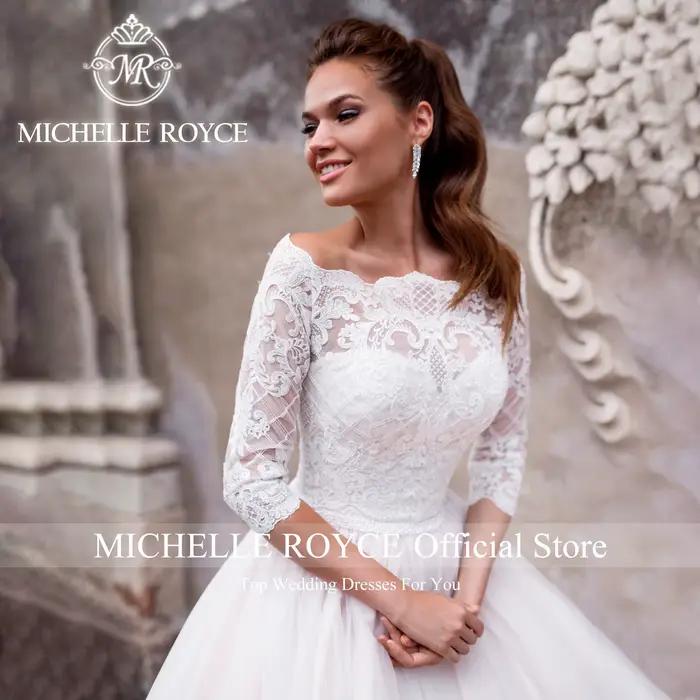 Michelle Royce robe De bal robes De mariée pour femme avec veste chérie Appliques