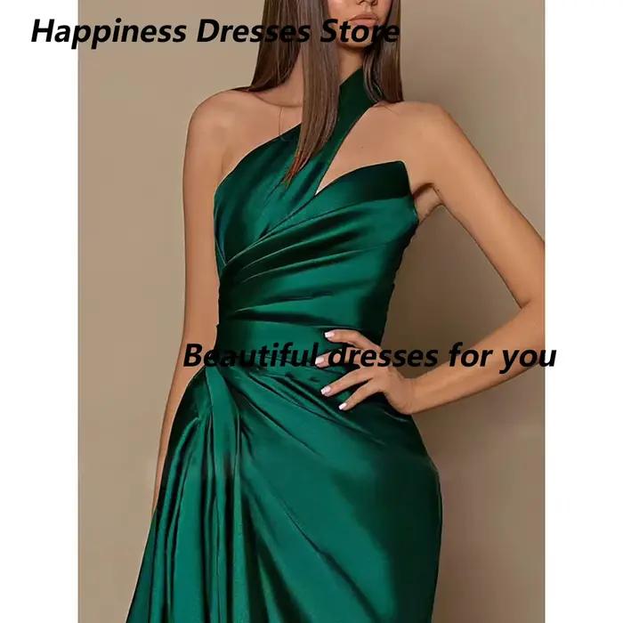 Robe de soirée personnalisée asymétrique à une épaule