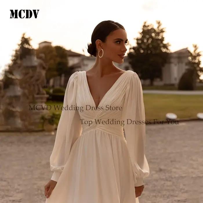 Robe de mariée civile en mousseline de soie