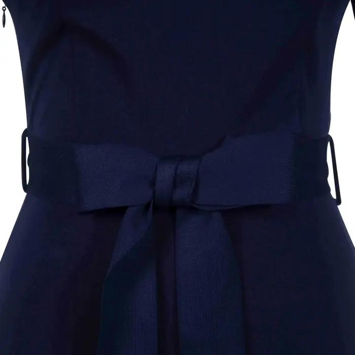Robe élégante mi-longue pour femmes, idéale pour le travail