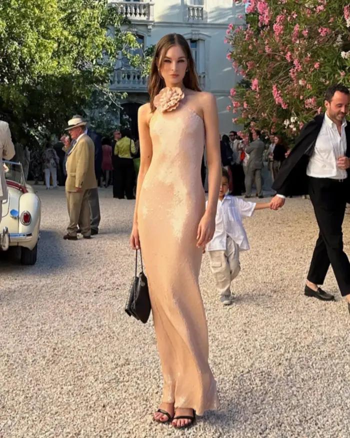 Kendny-Robe de soirée longue à paillettes pour femme