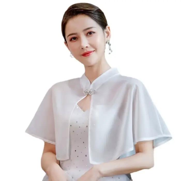 Robe de mariée en mousseline de soie
