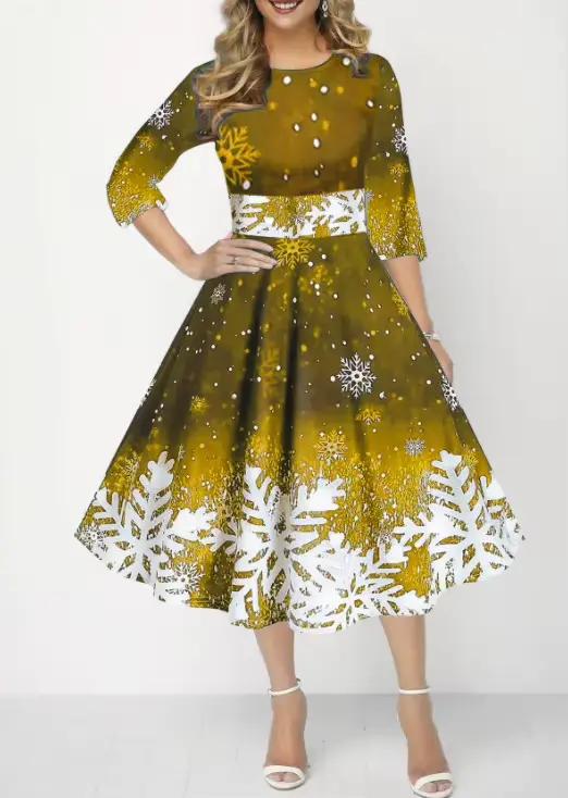 Robes de noël d'hiver pour femmes