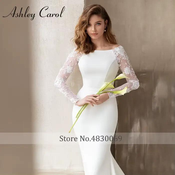Ashley Carol-Robes de mariée sirène pour femmes
