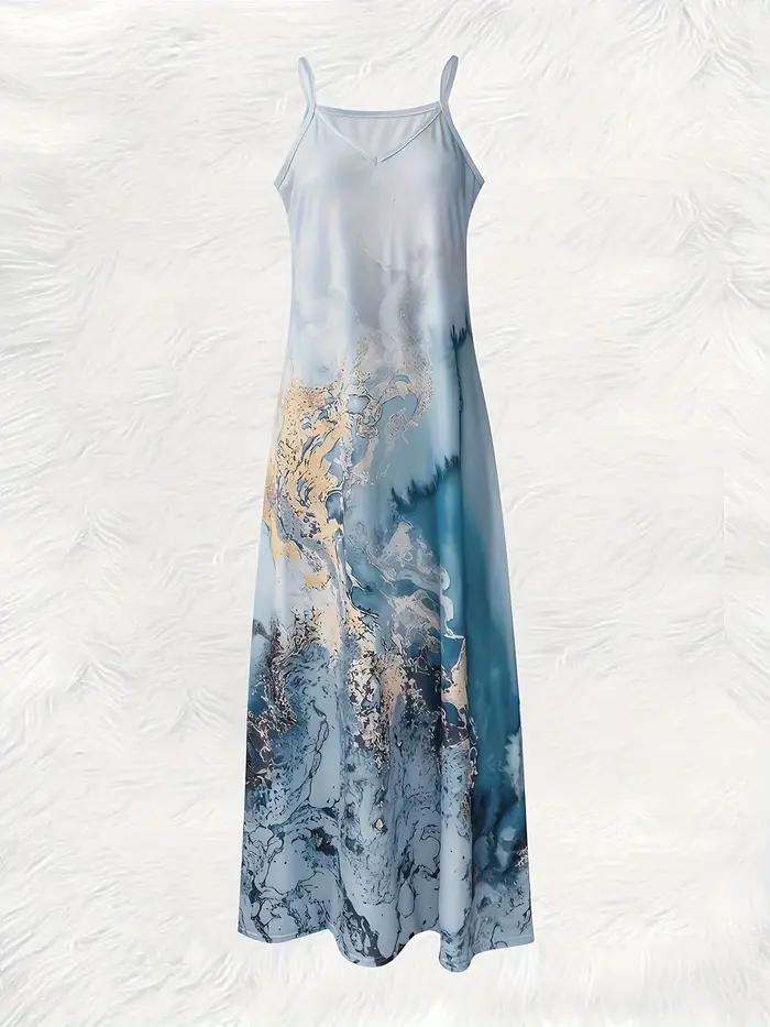 Robe d'été pour femme, sans manches
